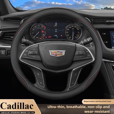 כיסוי הגה מעור לרכב עבור קדילק XT5 Optiq XT4 Escalade CT5 XT6 Lyriq 2021 2022 2023 2024 2025 2026 אביזרים