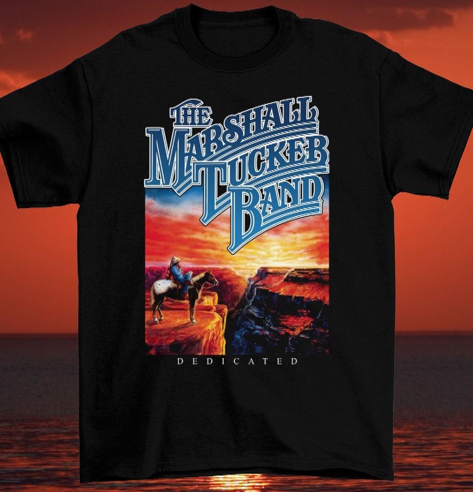 

Dedicate - Футболка THE MARSHALL TUCKER Band Классическая черная Унисекс S-5XL L