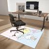 Hello Kitty & Pompompurin Chair Mat - Anime Cartoon Design, Non-Slip Carpet for Office Chair, Home Decor, Living Room, Bedroom, Game Room, Dormitory F