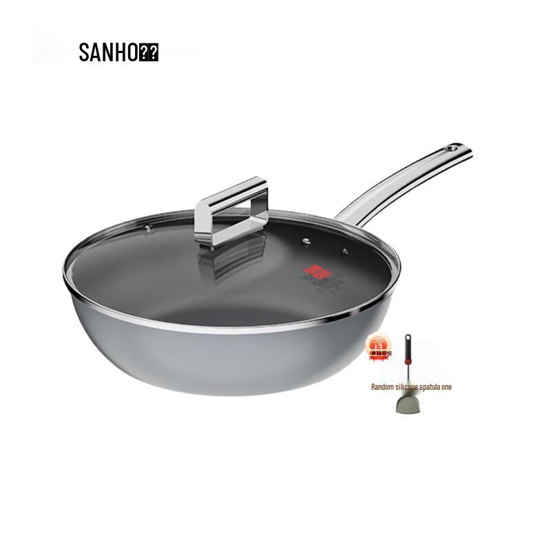 SANHO Diamond Titanium Ceramic Non-stick Wok