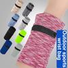 1 pochette portefeuille légère à fermeture éclair pour téléphone, carte, clé, bandeau anti-transpiration, pour gym, fitness, sport, cyclisme