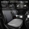 Car Bottom Seat Cover, Anti Slip Leather Auto Front Seat Cushion Cover with Storage Pocket, Comfortable Car Bottom Seat Pad Protector for Cars, SUV,
