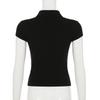 Women T Shirt Black Gothic 90s Vintage Vest Aesthetic Sleeveless Corset Top Vintage Tee Y2k Tank Top 2000s Coquette Clothes