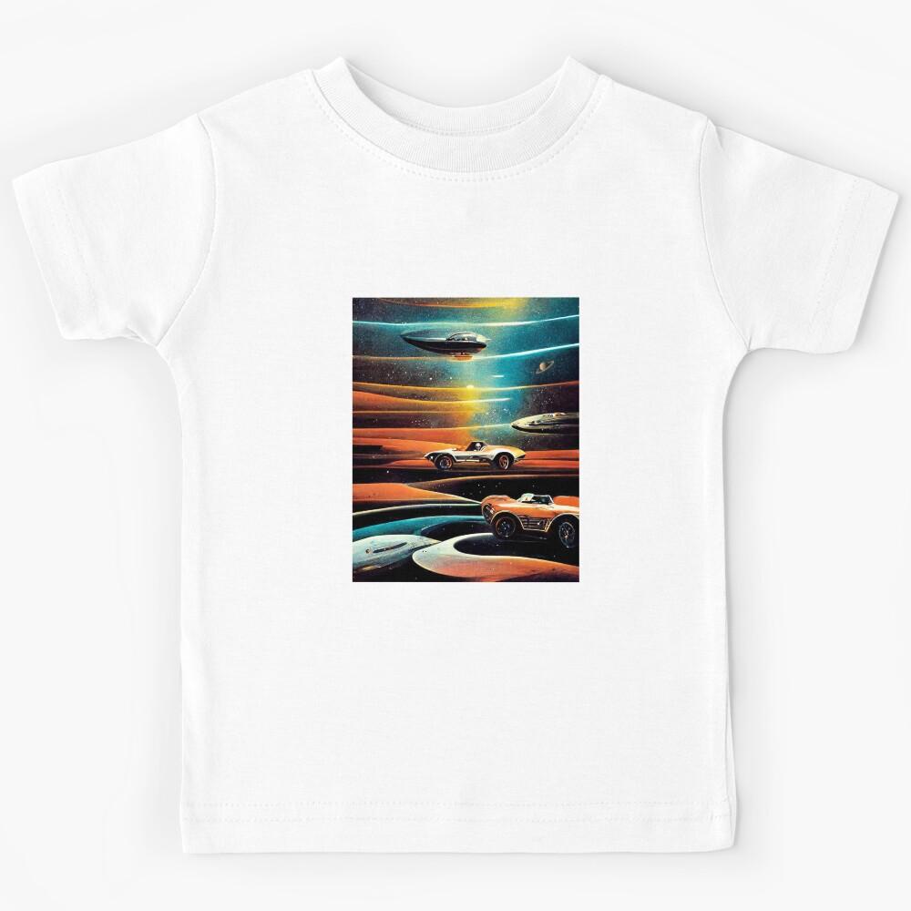 Galactic Superhighway, Spacecraft, Outer space, Ufology, Alien Art, Extraterrestrial, Planets Kids T-Shirt 110