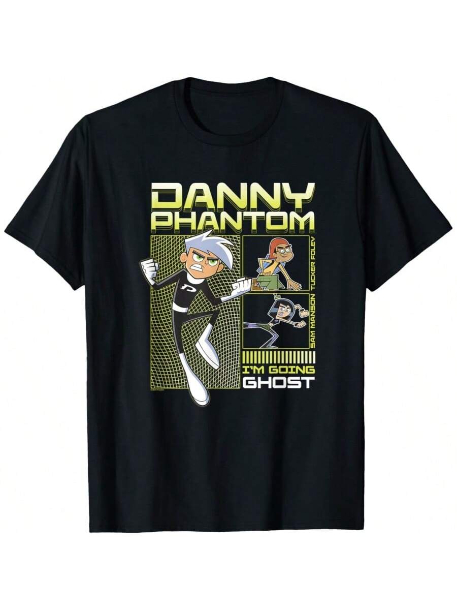 Danny Phantom I m Going Ghost Tech Superhero Panel Box Up T-Shirt S разноцветный