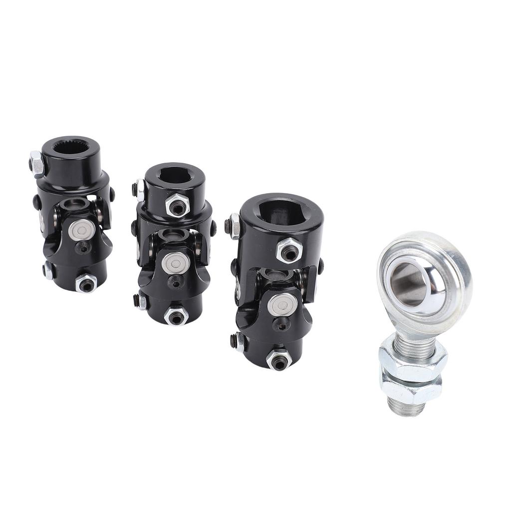 36in Steel Steering Shaft and 3 4in Support Bearing U Joint SJS08 for 3 4in 30 Spline Input Shaft Car Steering Box
