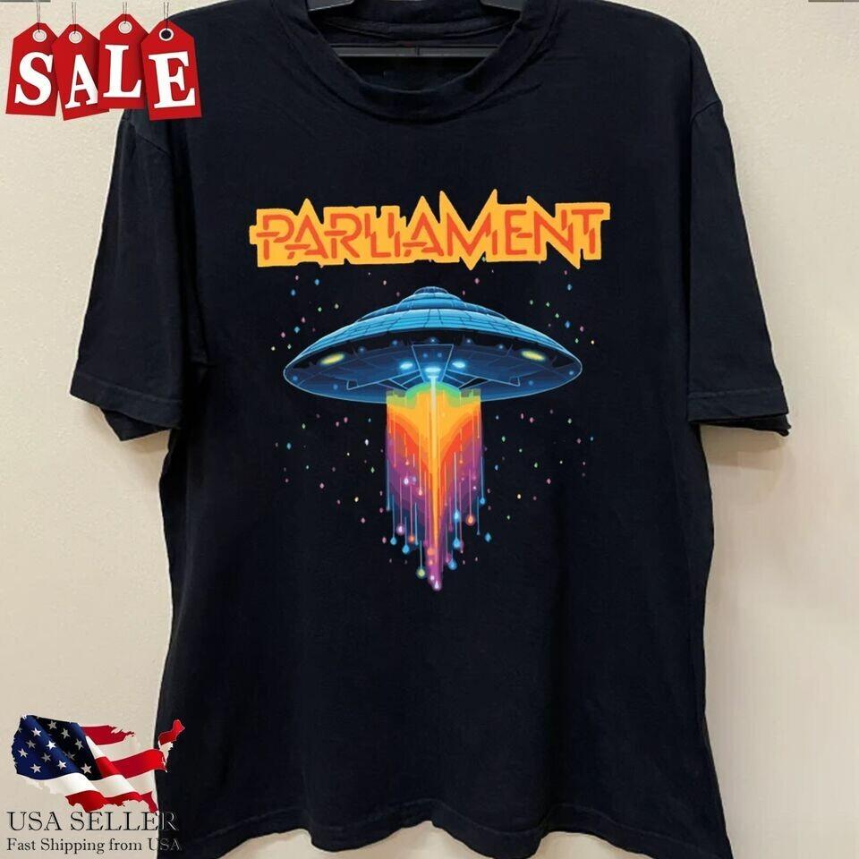 

Новая Parliament Funkadelic НЛО Подарок Для Фанатов Унисекс S-5XL Рубашка Унисекс Футболка XXXL