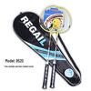 WEZHO Iron Alloy Practice Badminton Racket Set (2-Pack)