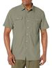 [Little Donkey Andy] Men's Upgraded Lightweight Short-Sleeve Trekking Shirt, Quick-Drying, UPF 50, Gray-Green, XL
