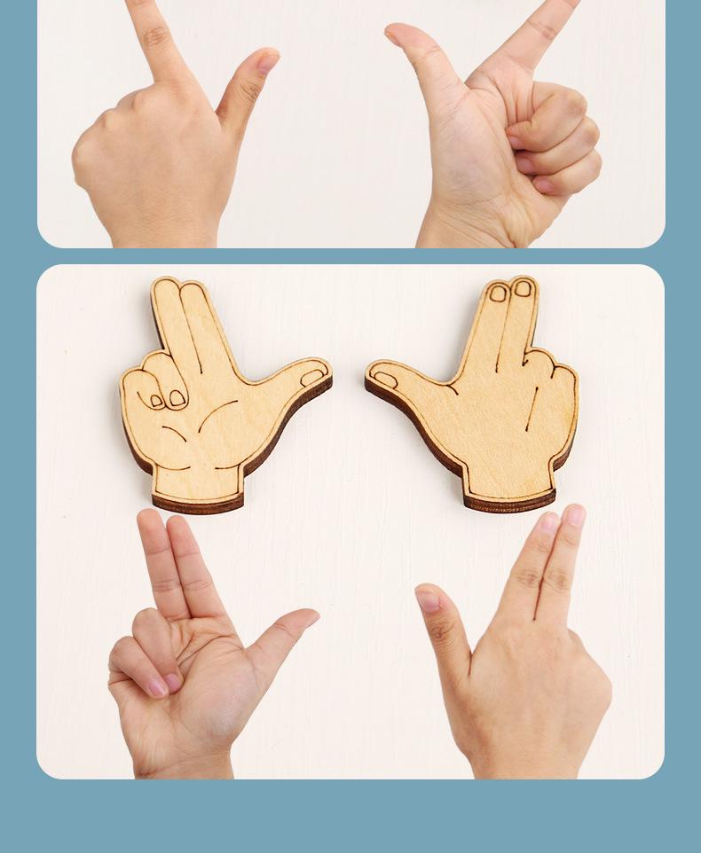 Montessori Wooden Building Blocks for Kids' Finger Skill and Brain Development