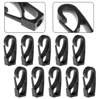 10pcs Kayak Dragon Hooks Accessory Black Boats Canoes