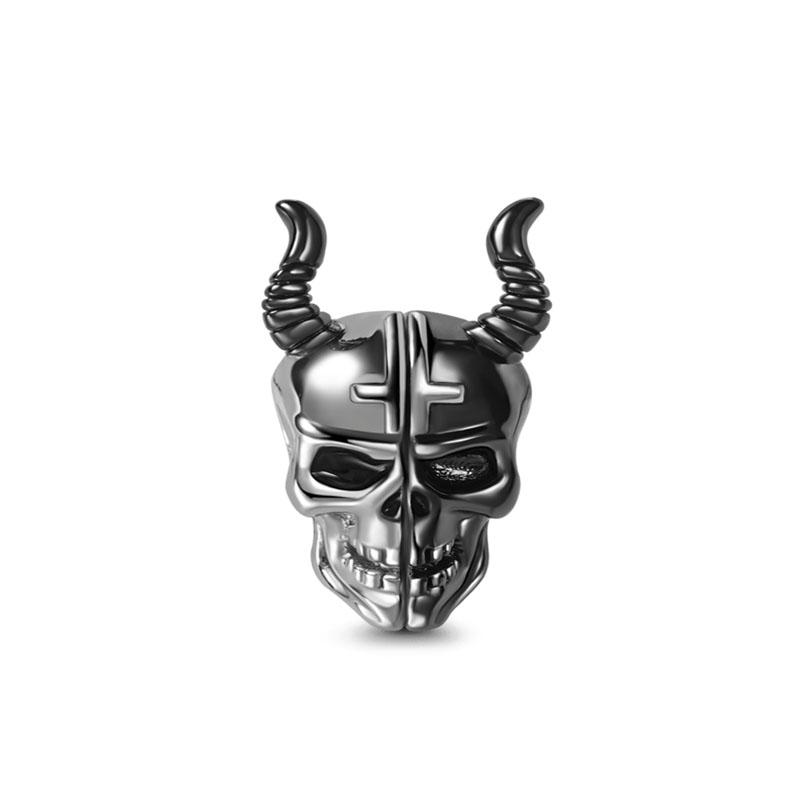 Scared Skeleton Ghost Series 925 Silver Charm Halloween hat Bead Fit Women Bracelet Jewelry For Gift