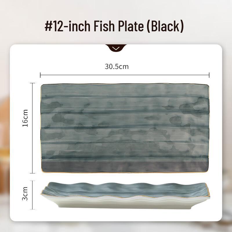 Nordic Style Underglaze Ceramic Dinnerware Collection