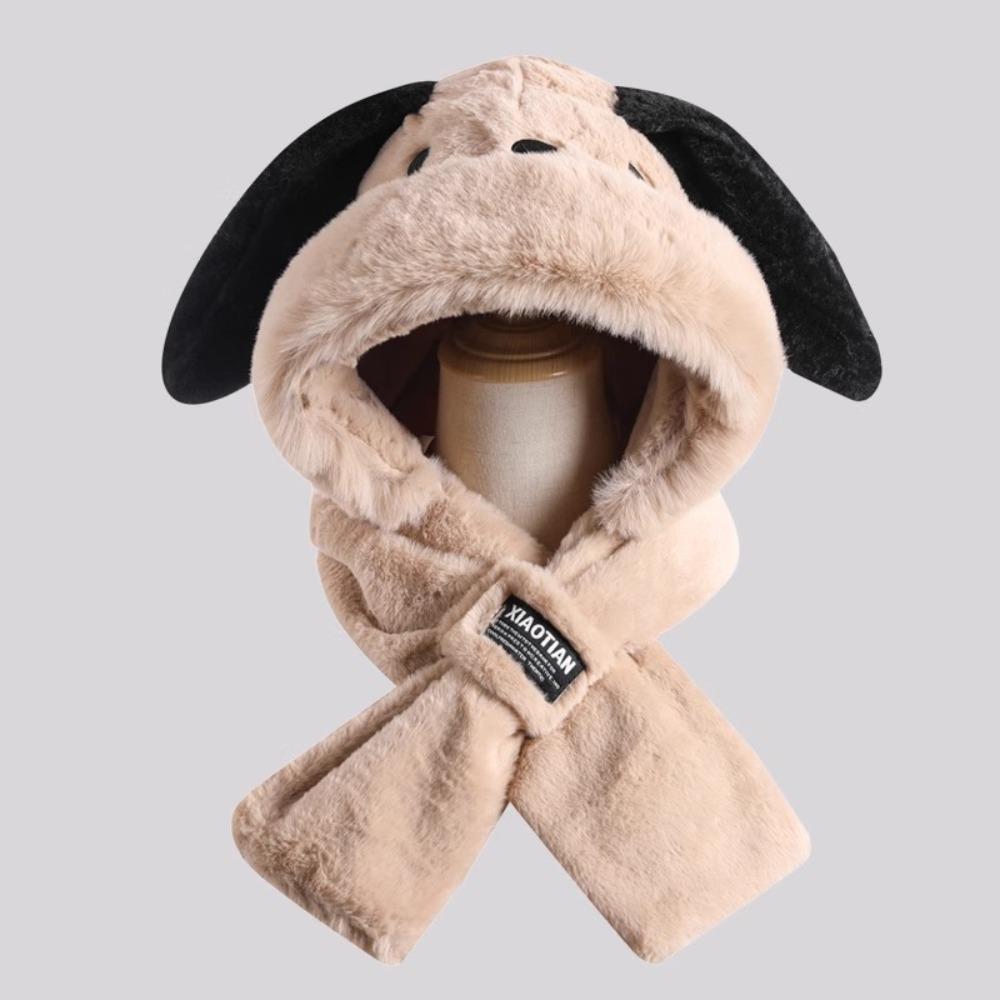 

Warm Pullover Hats Cute Dog Ears Dog Ears Hat New Women s Bucket Hat for Winter Warm хакі