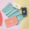 2pcs Combination Weather Pattern Soft Pure Cotton Face Towel Suitable for Daily Bathing Use