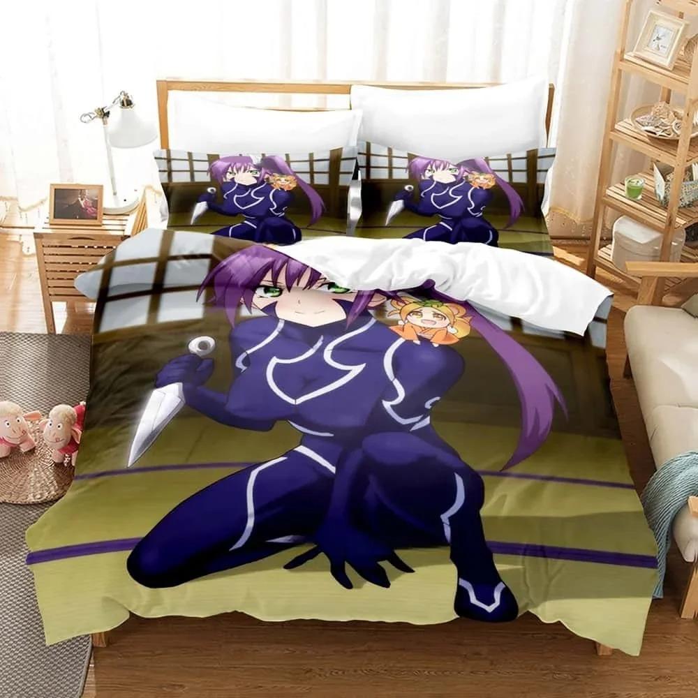 Comfortable Anime Print Duvet Cover Set With Duvet Cover And Pillowcases Single Twin Full Queen King Sizes For Adults And Kids