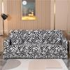 1/2/3/4 Seater Print Sofa Cover With Skirt Stretch Armchair Sofa Slipcover Elastic Chair Protector for Living Room