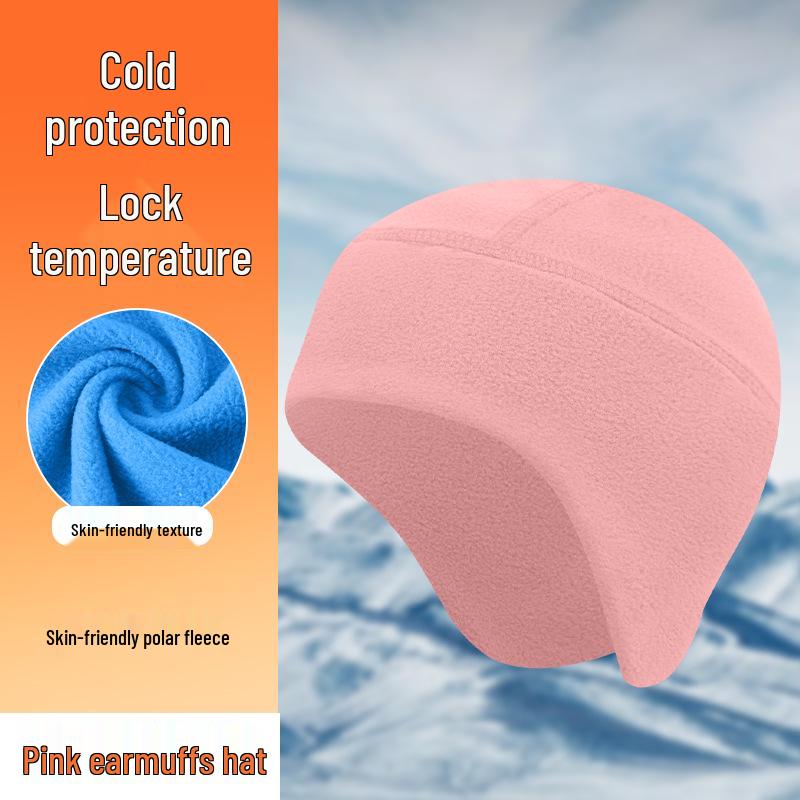 

Модная ветрозащитная подкладка для велосипедного шлема - Теплый флис, защита ушей для осенней и зимней езды на велосипеде One Size