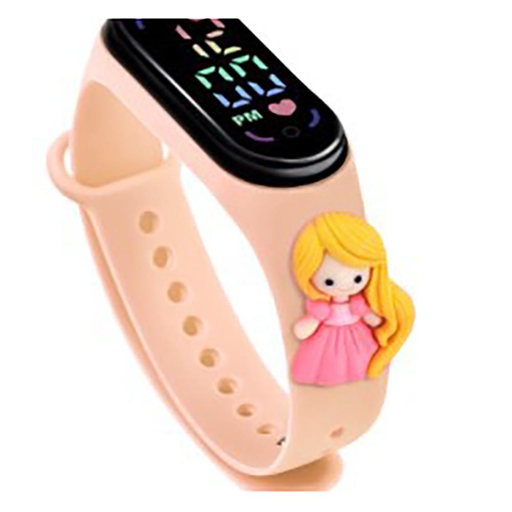 Reloj Electrónico Deportivo para Exteriores para Niños con Muñeco de Dibujos Animados Anime, Reloj Digital con Funciones de Calendario, Hora y Mes
