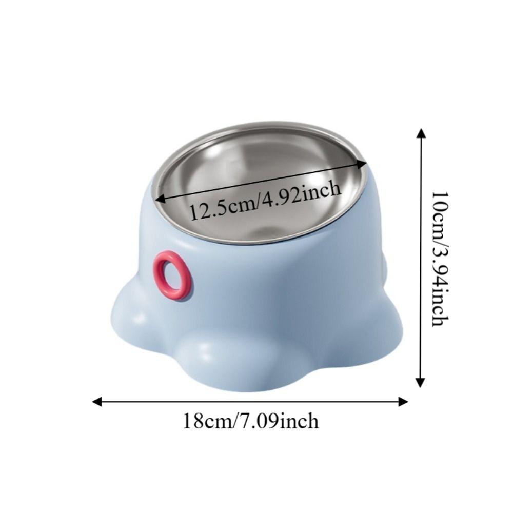 Anti-Tip Dog Food Bowl Elevated Design Cat Water Bowl Neck Protector Cat Bowls  Pet Drinking