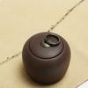 Tea Can Purple Clay Ceramic Tea Jar Sealed Storage Tank Ceramic Porcelain Storage Jar Household Candy Coffee Bean Sealed Tank