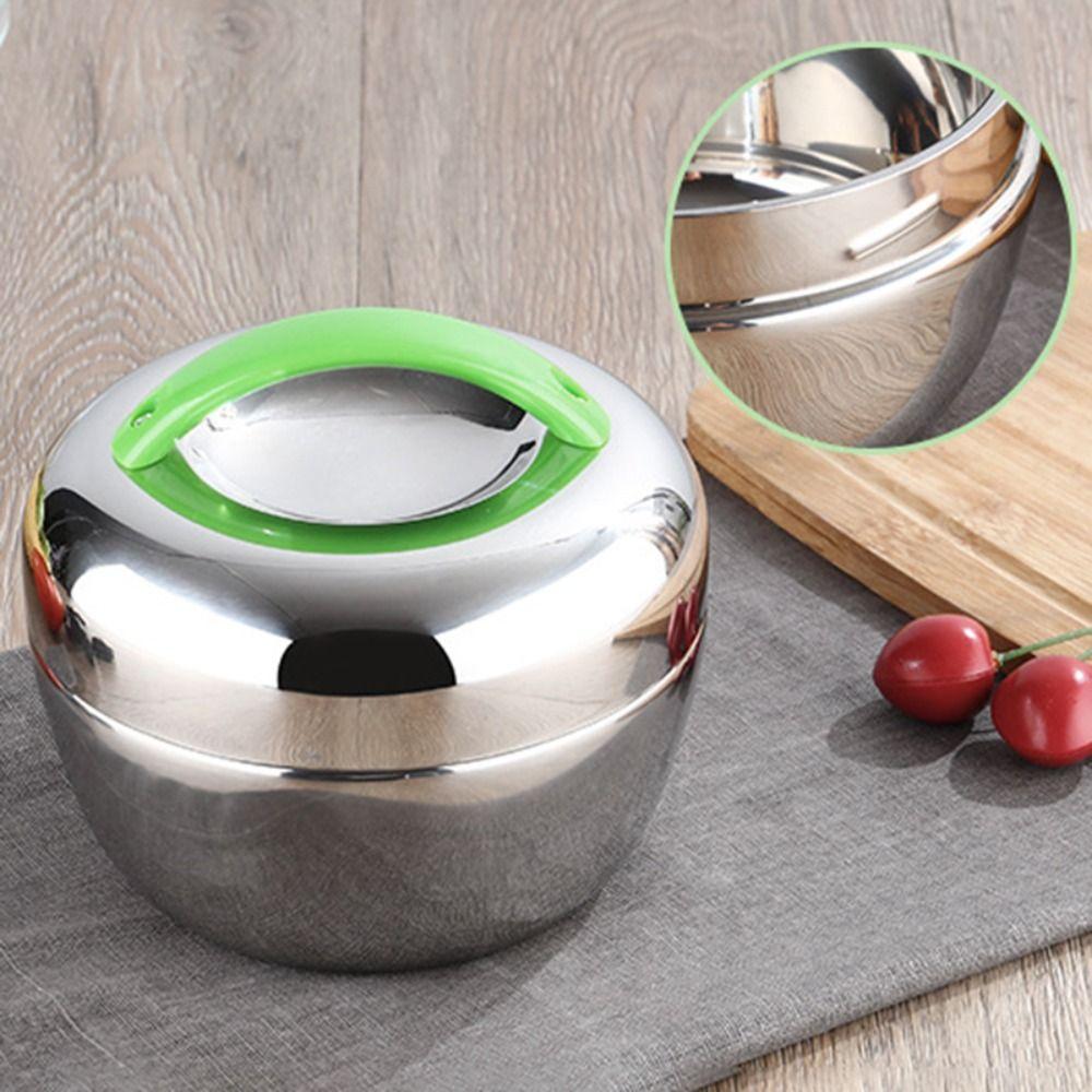 Heat Preservation Stainless Steel Thermal Lunch Box Double Layer Insulation Bowl Picnic