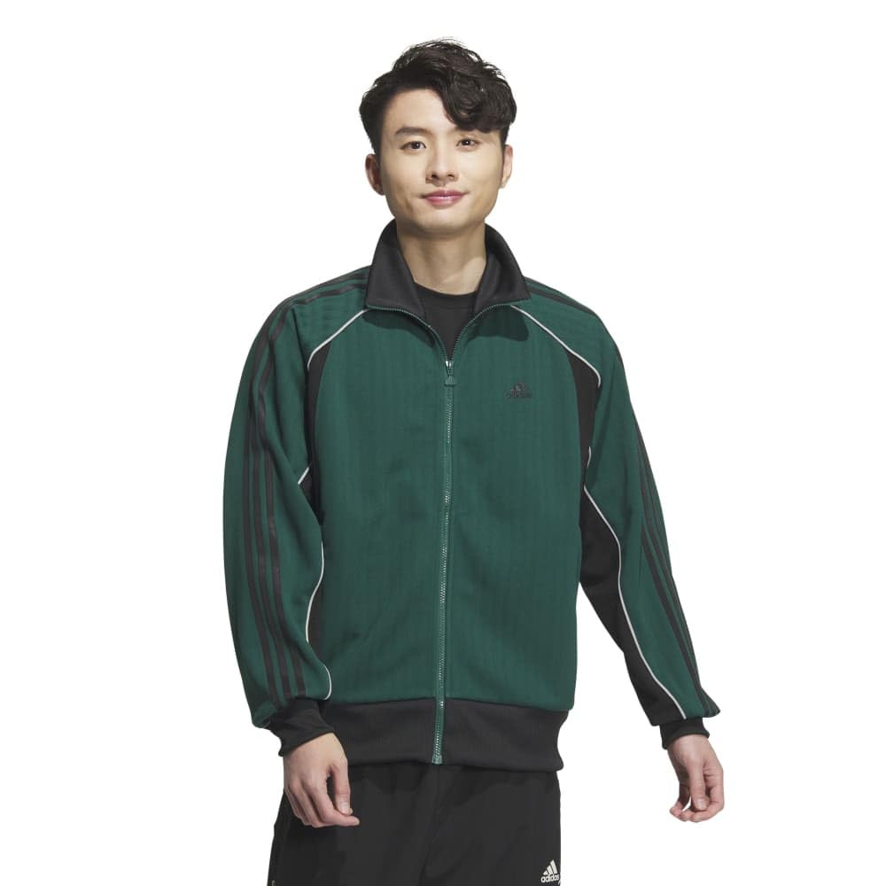 

Adidas Byd3s Jacquard Knit Track Top KWX93 College Green Loose-Fit Men s (JH1037) J/M