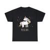 Piss Off Sarcastic Unicorn Graphic Tee Shirt, S-5XL
