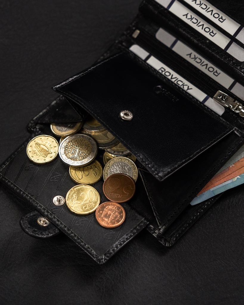Large men's wallet made of natural leather - Rovicky
