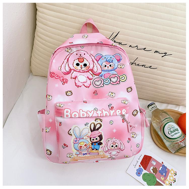 School bag new cartoon animation backpack Ava three-year-old leisure student backpack