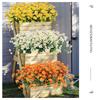 Artificial Flowers Outdoor for Decoration UV Resistant Plastic Fake Plants Garden Porch Window Kitchen Office Table Decoration