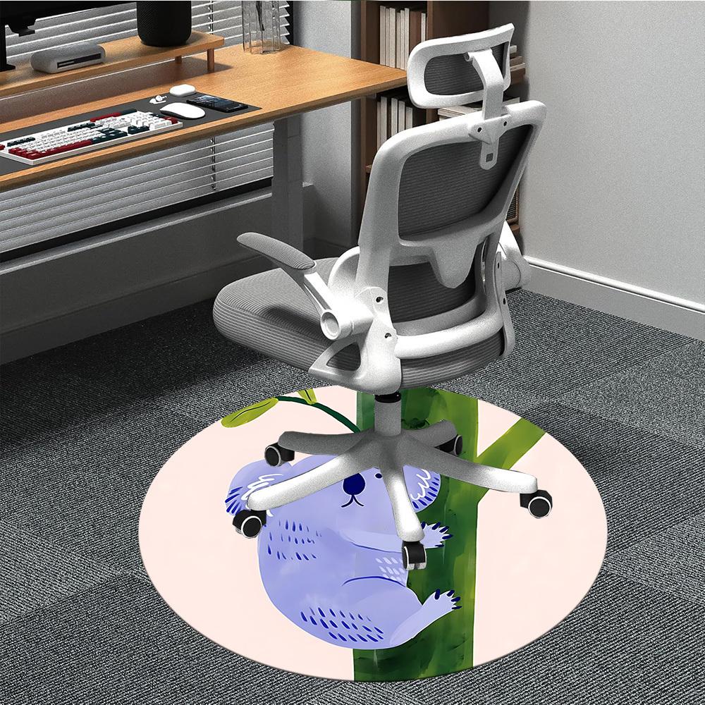 

1pc Koala, Tree Chair Carpet for Office, Soft Flannel Throw Mat, Perfect for Office, Holiday Party Decoration Choice yy260209045 80cm by 80cm