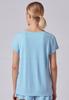 aM4559 WOMEN'S VISCOSE SKINNY PAJAMA T-SHIRT 38