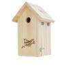 Ornamental Wooden Birdhouse: Outdoor Decorative Nest for Gardens