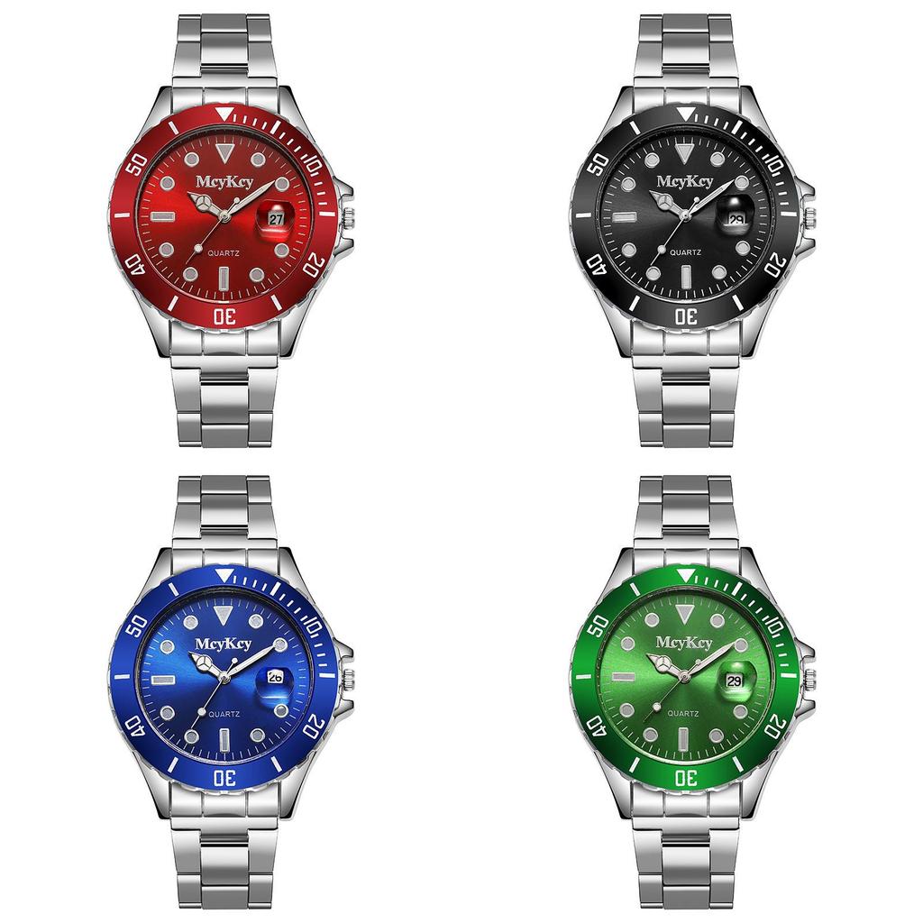 Mens Quartz Watch With Calendar Function And Alloy Band For Daily Casual Wear