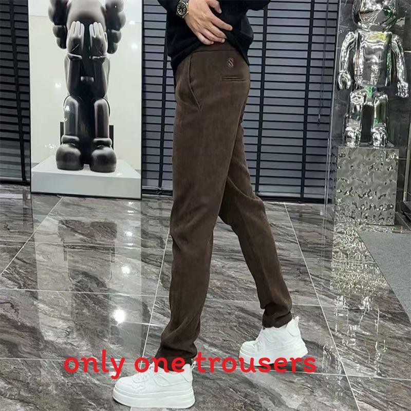 Athleisure Pants For Men With High Elastic Cotton Fabric For Casual Daily Wear