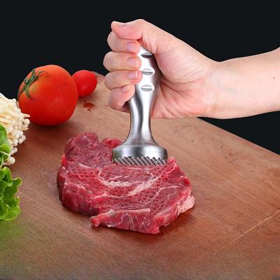 304 Edelstahl Fleischhammer Outdoor-Werkzeuge Tragbare Fleischpressmaschine Fleischklopfer Werkzeuge Steak Hammer Küchenwerkzeuge