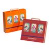 Bi-Fold Mooncake Gift Box: High-End Hollow Design with Flip-Top for Mid-Autumn Festival