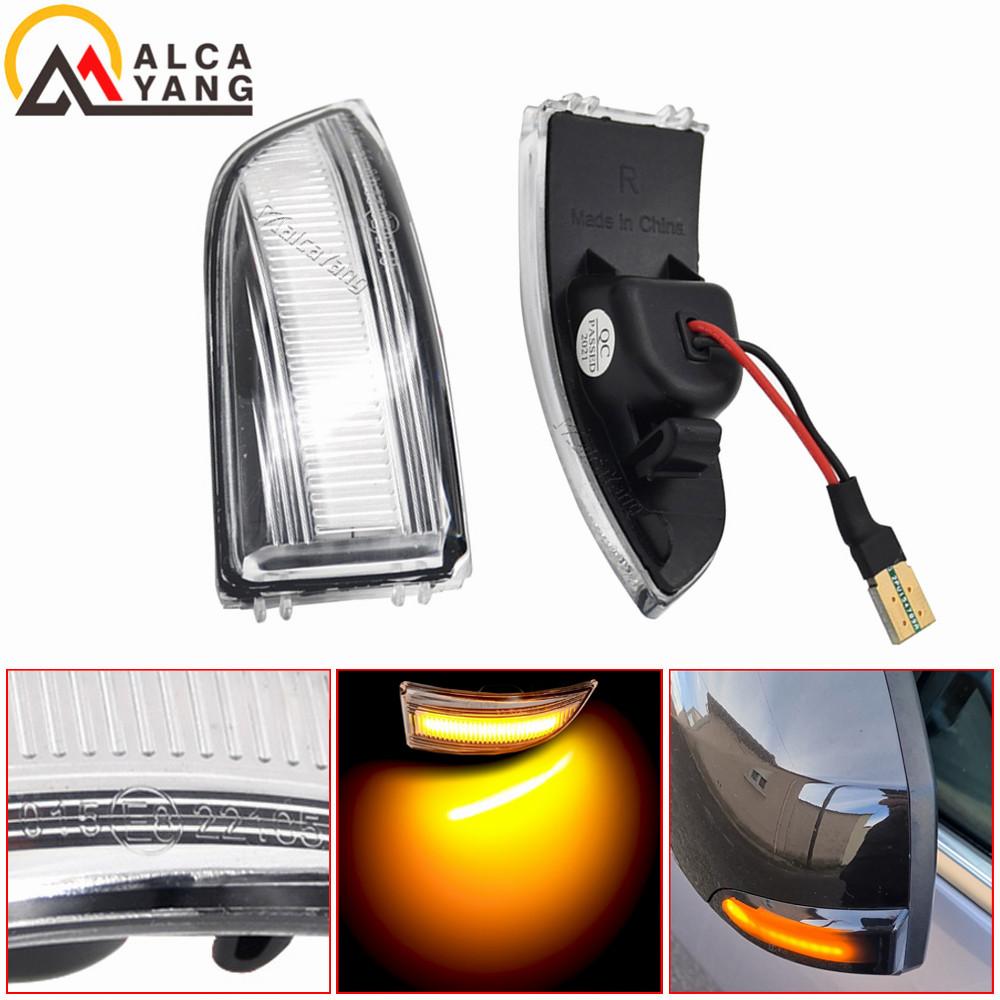 LED Dynamic Turn Signal Light Side Mirror Sequential Indicator Lamp For Renault Megane MK3 Scenic Fluence Latitude Safrane