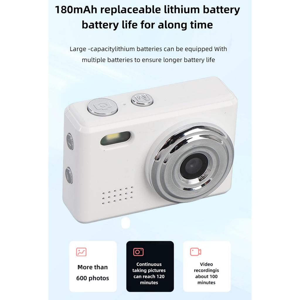 Mini Keychain Camera, 1080P Small Digital Camera Point and Shoot Digital Camera, Portable Retro CCD Thumb Camera for Video Recording and Photography,