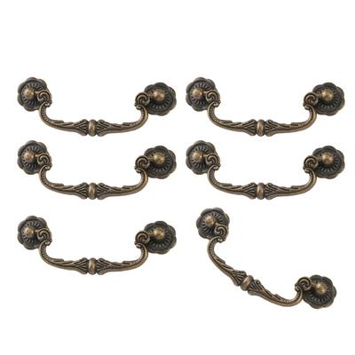 Comfortabele Greep brons Meubelgrepen 86mm Hart-op-Hart Traditionele Ontwerpen Eenvoudig te Gebruiken Geschikt Woonkamer Slaapkamer