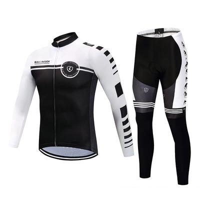 Maillots de vélo d'équitation, ensemble de vêtements de cyclisme pour hommes, vêtements de vélo à manches longues