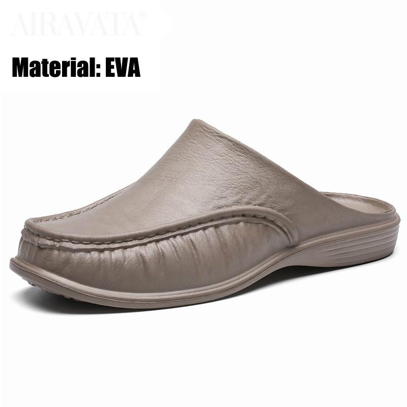 მამაკაცის EVA ჩუსტები Slip On Flats ფეხსაცმელი მოდის პლაჟის სანდლები სახლის ფეხსაცმელი ზომა 40-47