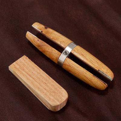 Natutal Holz-Juwelier-Ringklemme, Holzschmuck-Schraubstock, Werkzeughalter, hält Ringe