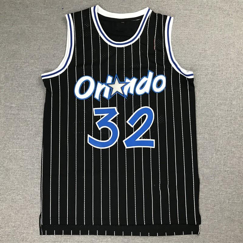 Mens Basketball Jersey Mesh Tank Top With Embroidered Number 32 Shaquille ONeal Style Practice Streetwear