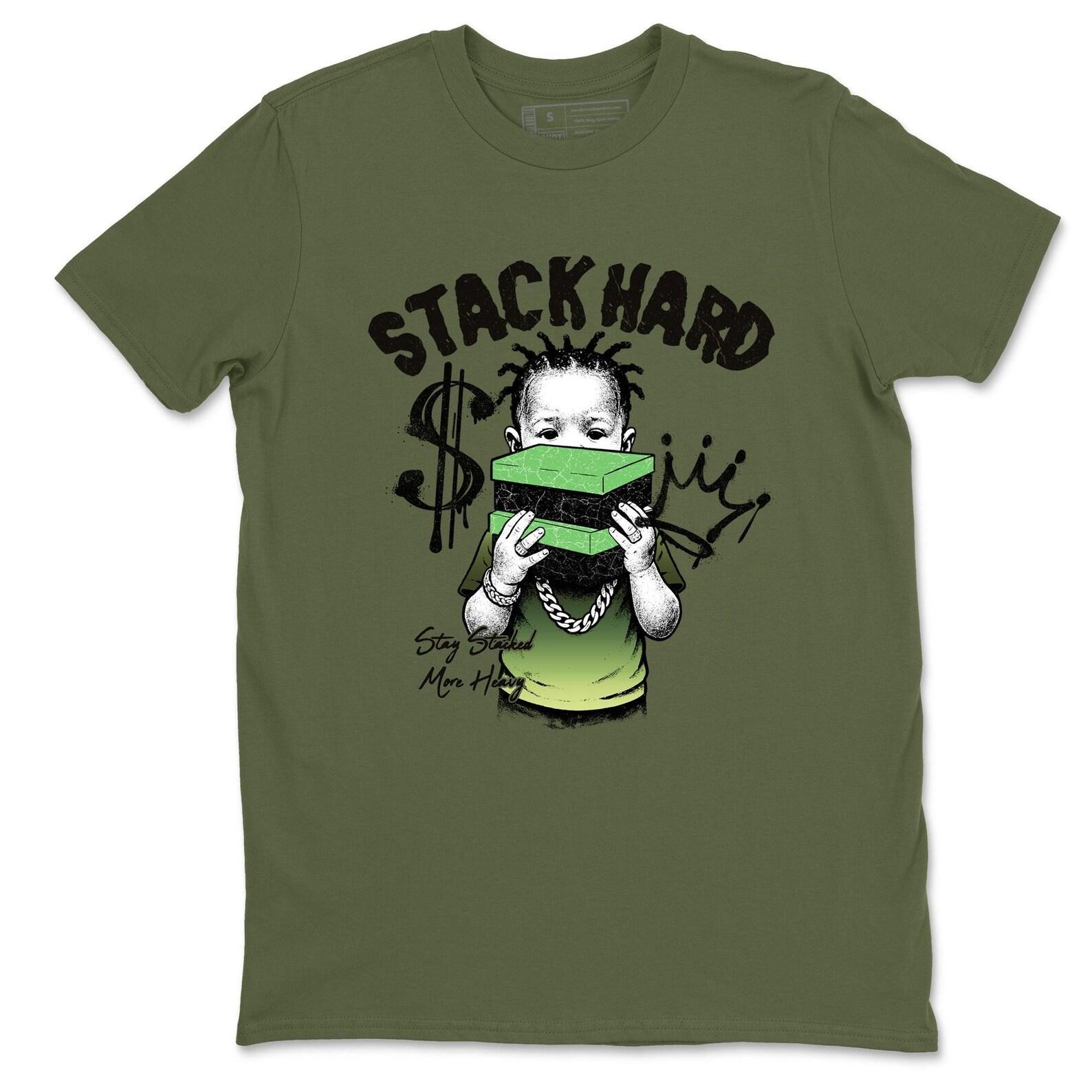 Stack Hard Graphic T-Shirt - Streetwear Tee L