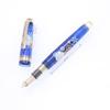 Used Sailor Plus × Sailor Ca.Crea Yukihana Limited Edition Fountain Pen | Professional Gear Slim | Medium-Fine Nib Snowflakes Dark Blue