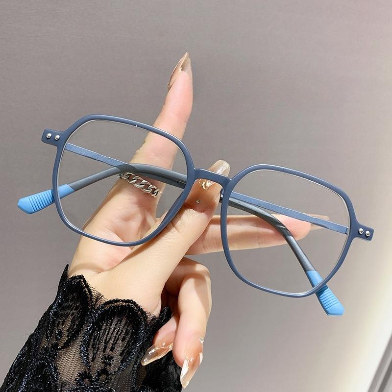 Anti Blue Light Large Frame Reading Glasses Men Women Square Frame Presbyopic Glasses  Anti-Scratch Diopter Eyewear 0 To 4.0