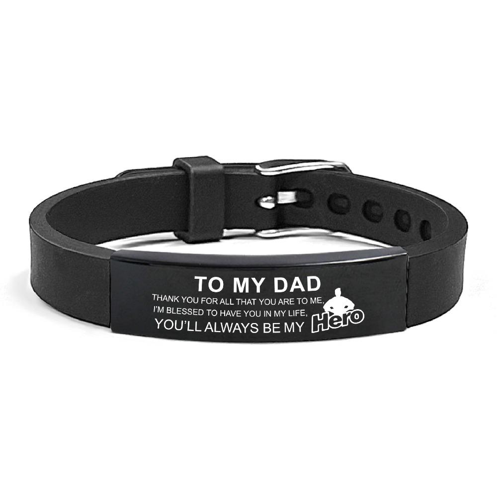Stainless Steel Family Bracelets Father's Day Gifts Bracelet for Father Father Gifts
