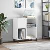 Vidaxl Board Cabinet, White, 84.5X38X89 Cm, Wood-Based Material